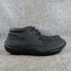 Ros Hommerson Shoes Womens 9.5W Boot Lace Up Casual Black Classic Bootie Sneaker